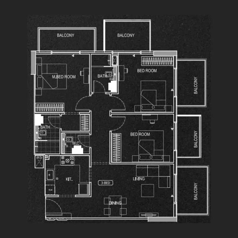 3 bedroom