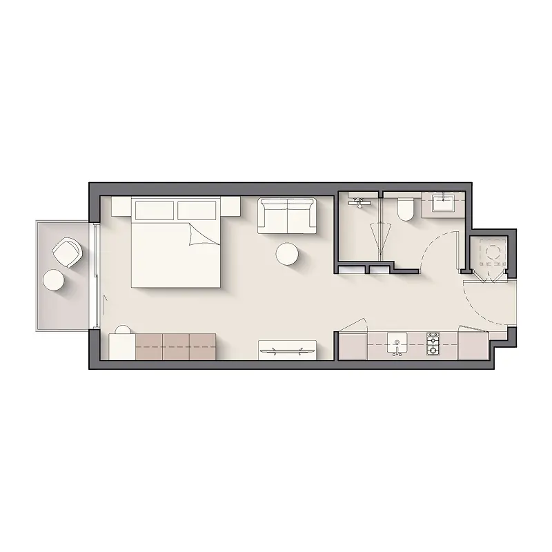 Studio Apartments -  Windsor House