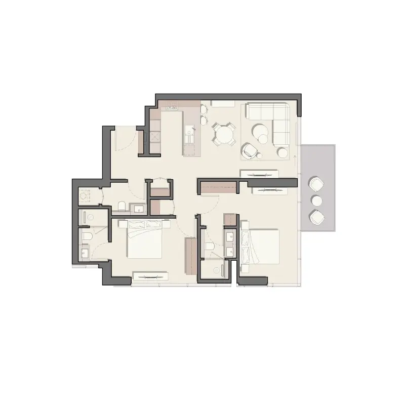 2 bedroom