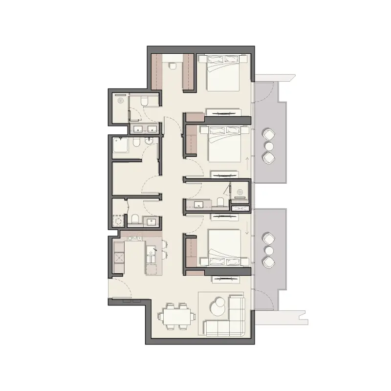 3 bedroom