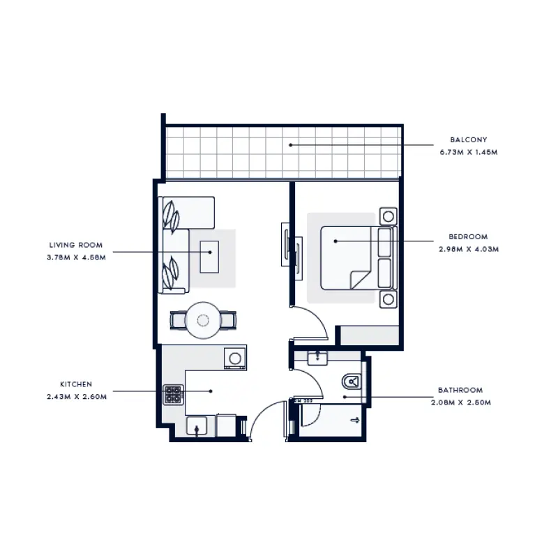 1 bedroom