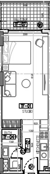 Studio apartments - Laya Courtyard