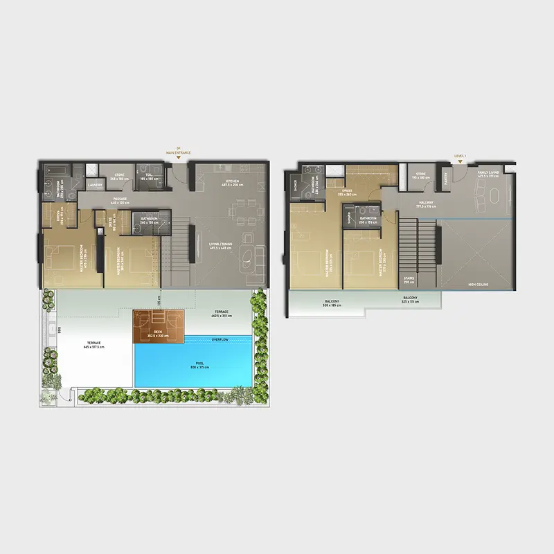 4 bedroom Duplex -  Olaia Residences