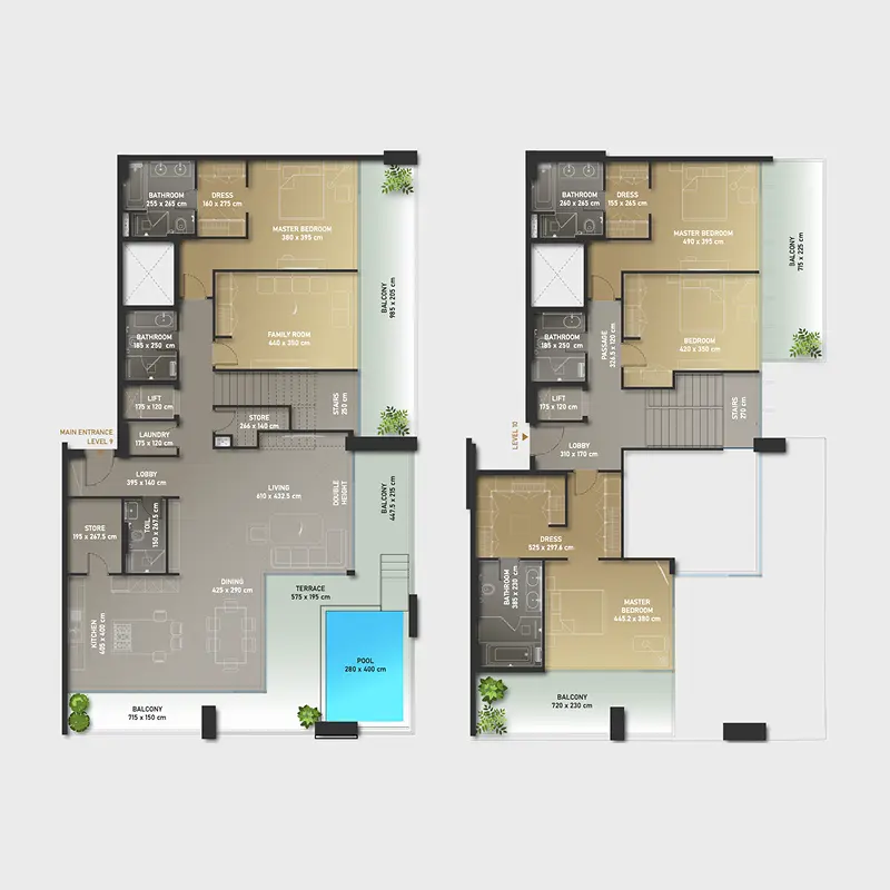 5 bedroom Duplex -  Olaia Residences