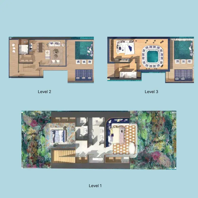 2 Bedrooms villa - The Heart of Europe - Honeymoon Island and The Floating Seahorse