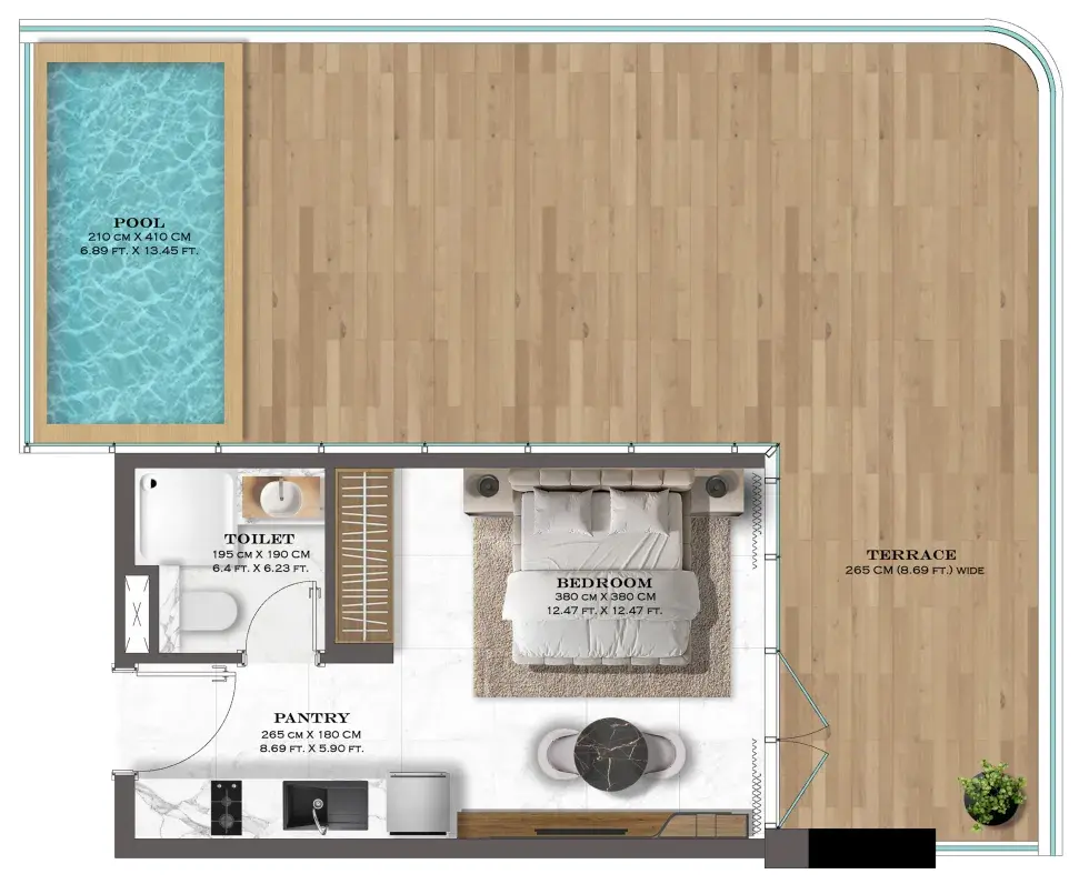 Studio apartments - Lazord by Lapis Phases 1 and 2