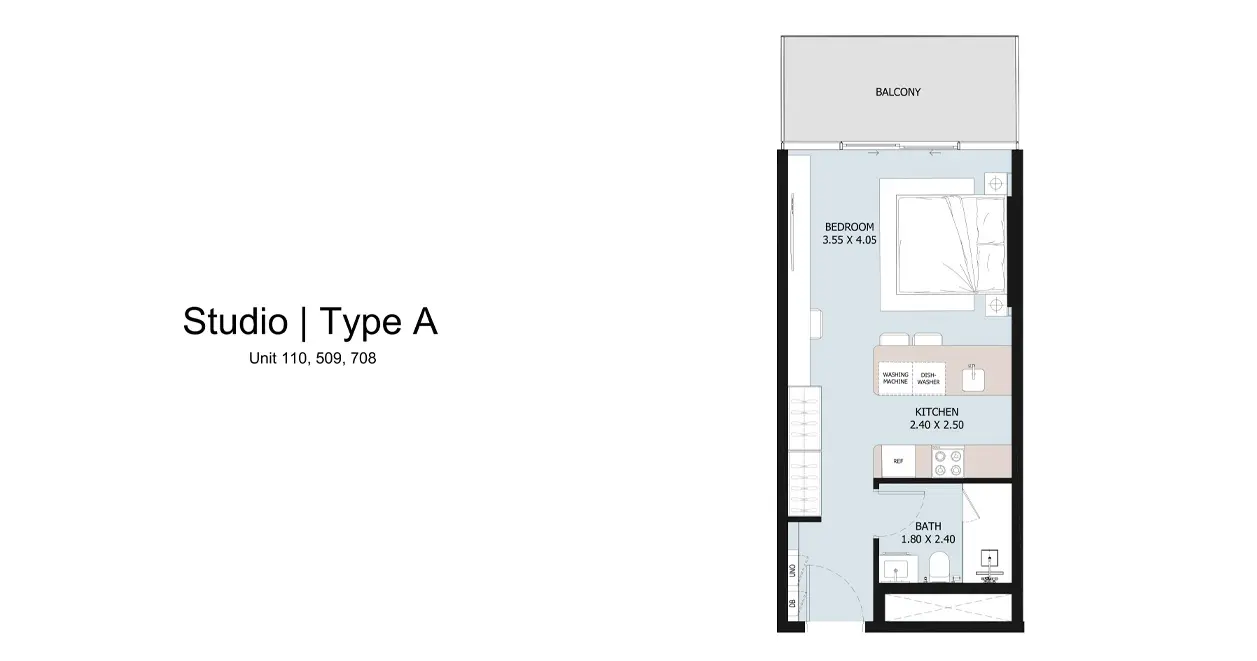 Studio floor plan