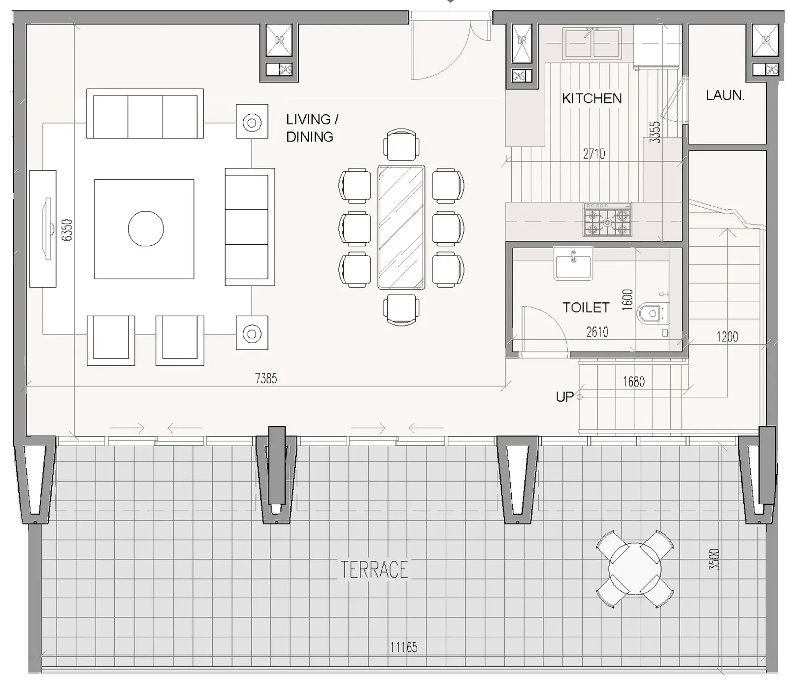 2 Bedrooms apartments - Cubix Residences