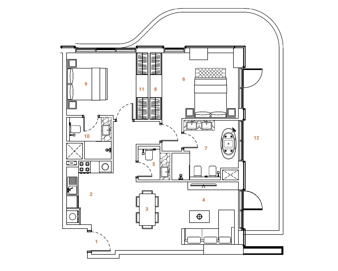 2 Bedrooms apartments - The Orchard Place