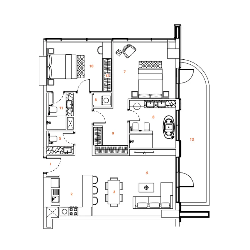 2 bedroom