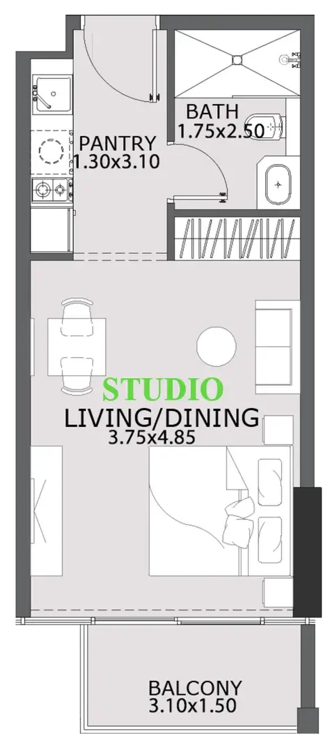 Studio apartments - Provenza Residences