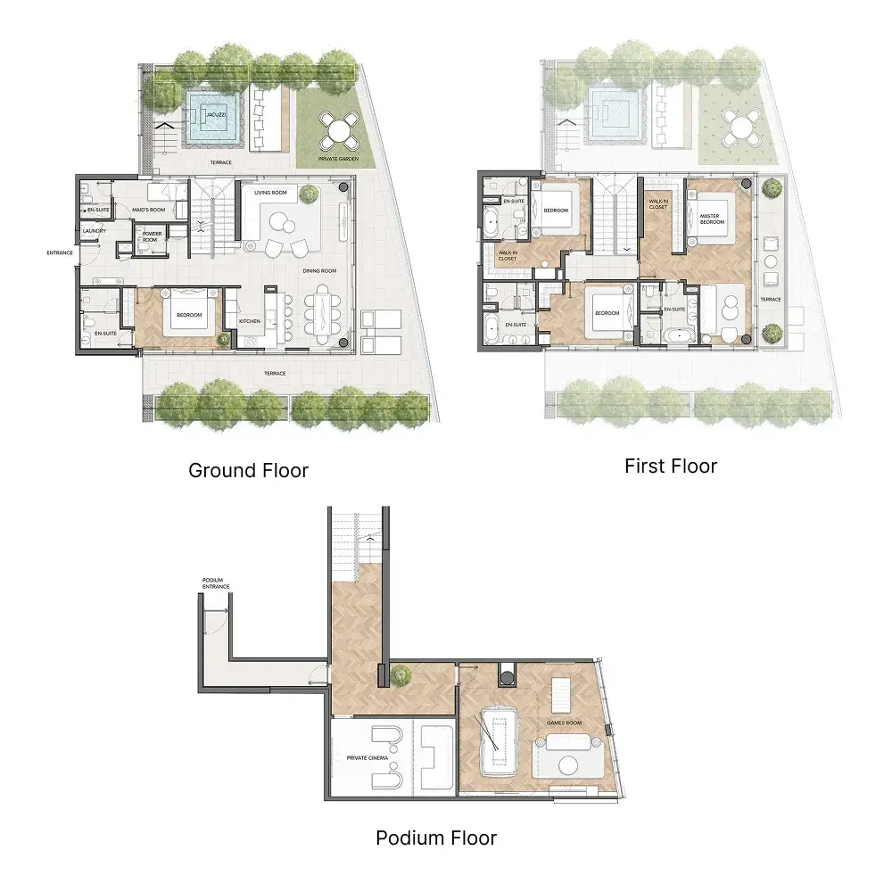 4 Bedrooms apartments - Residences Du Port Autograph Collection
