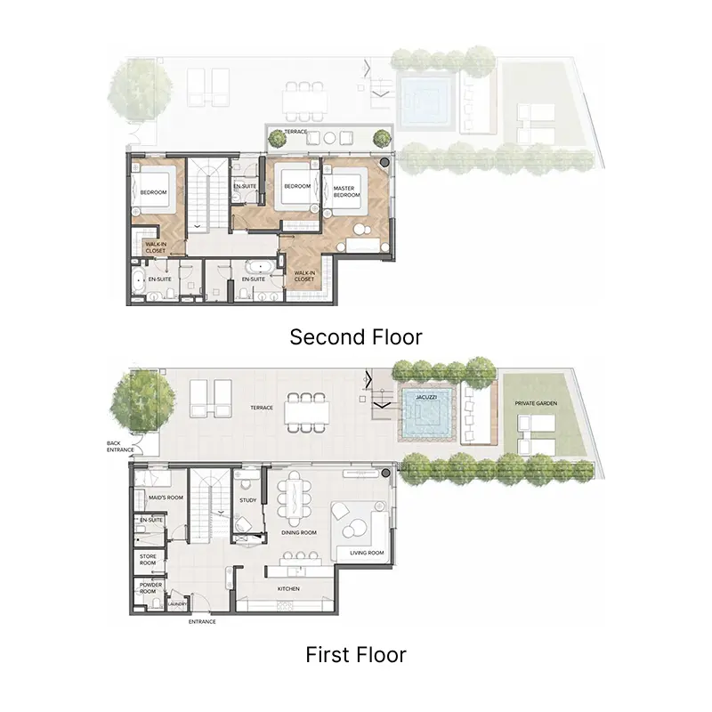 3 bedroom + pool Duplex -  Residences Du Port Autograph Collection