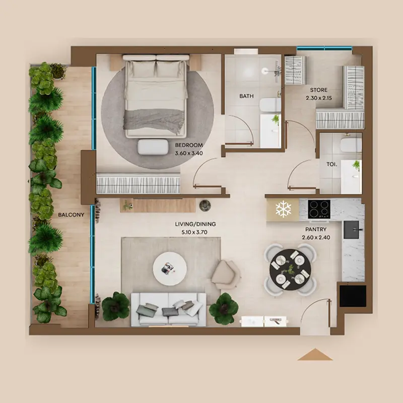 1,5 bedroom Apartments -  Coventry Living