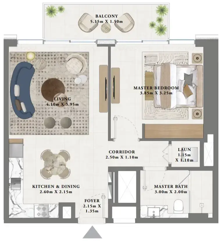 1 Bedroom apartments - Altan