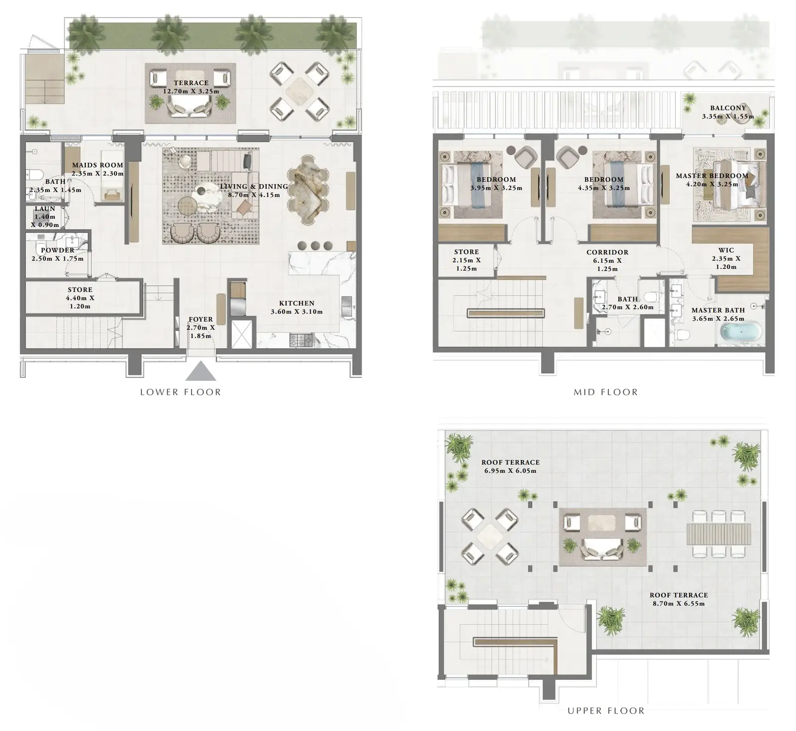3 Bedrooms townhouse - Altan