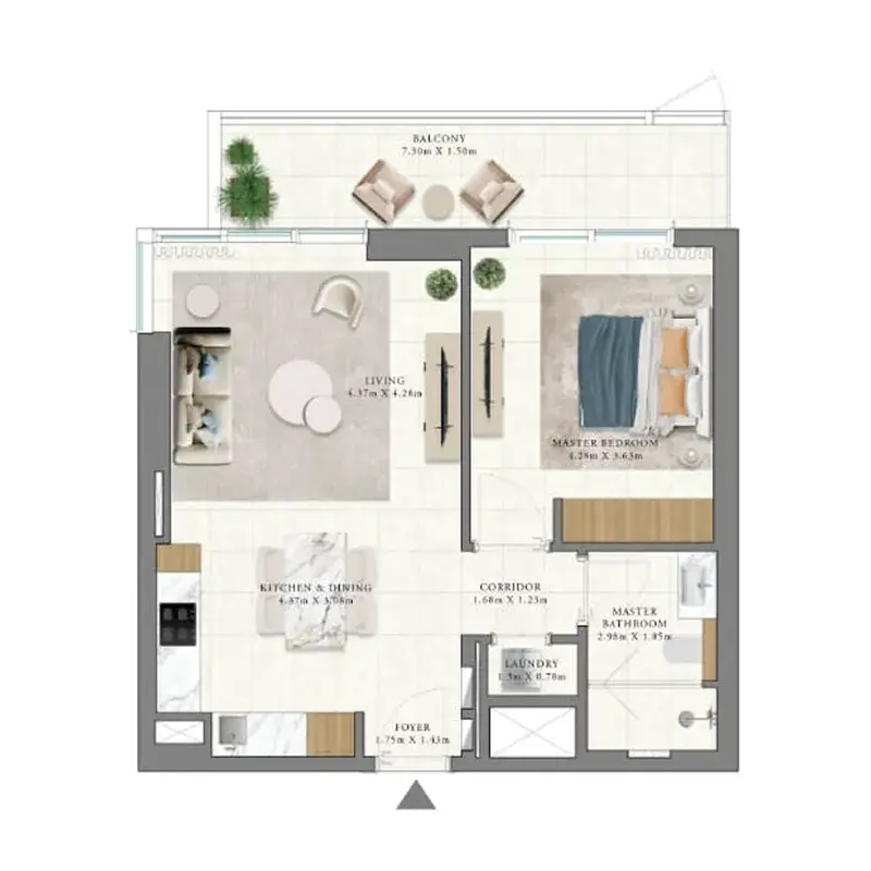 1 Bedroom apartments - Vida Residences Club Point