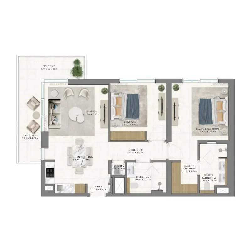 2 bedroom