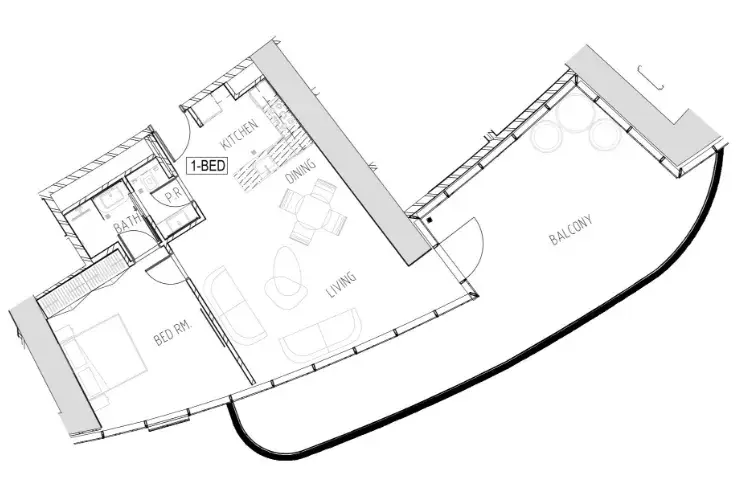 1 Bedroom apartments - Damac Bay