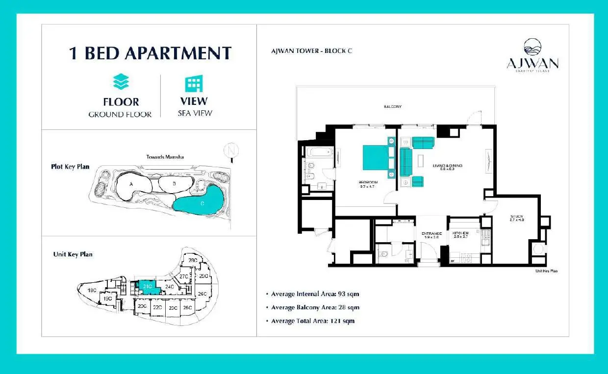 1 Bedroom Apartment floor plan