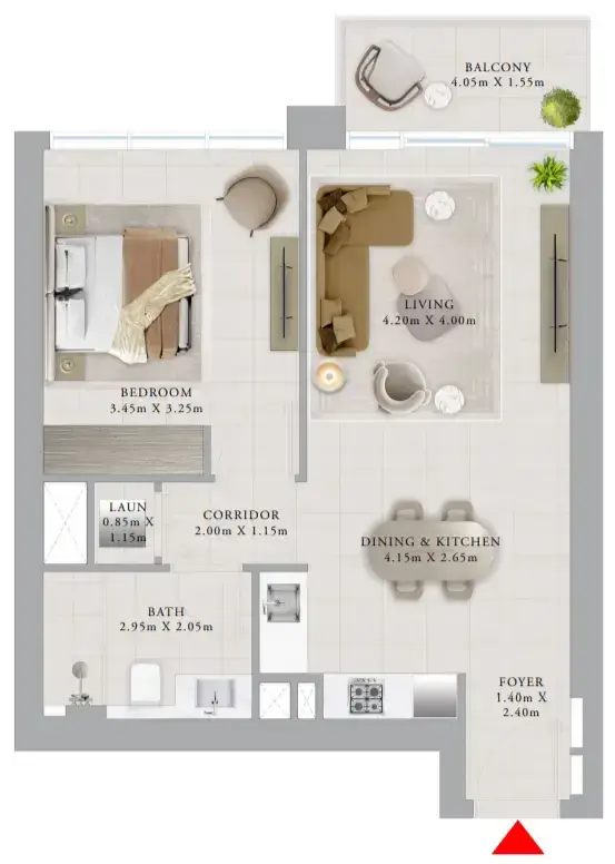 1 Bedroom apartments - Valo