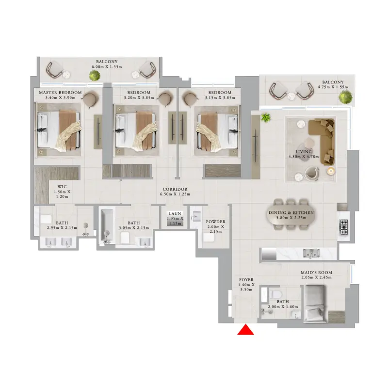3 bedroom