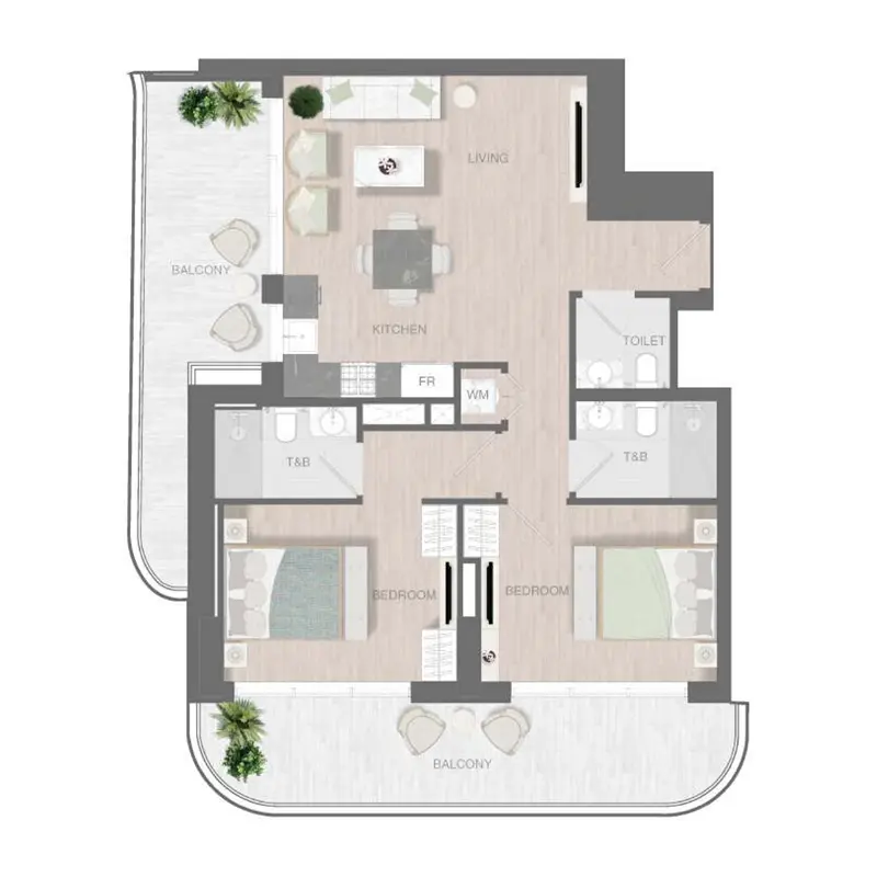 2 bedroom Apartments -  ALTA V1EW