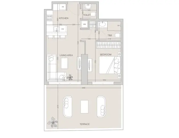 1 Bedroom apartments - The Fifth