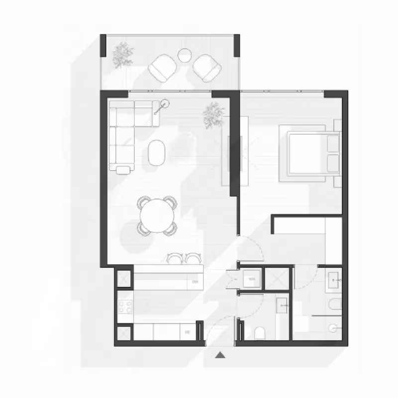 1 bedroom