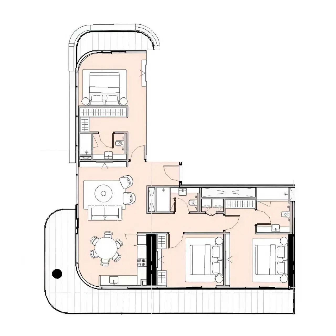 3 bedroom Apartments -  Azizi Milan