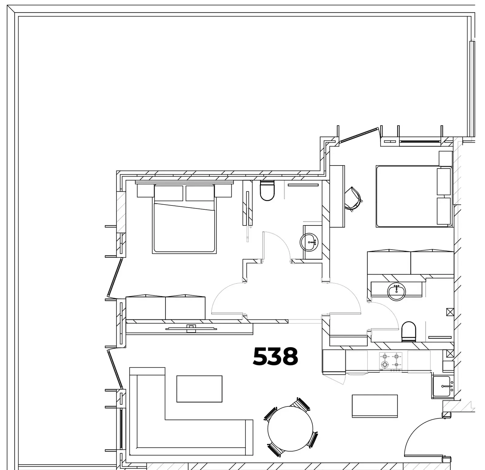 2 Bedrooms apartments - Berkeley Square