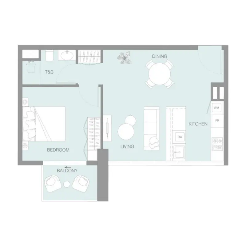 1 bedroom Apartments -  Lum1nar
