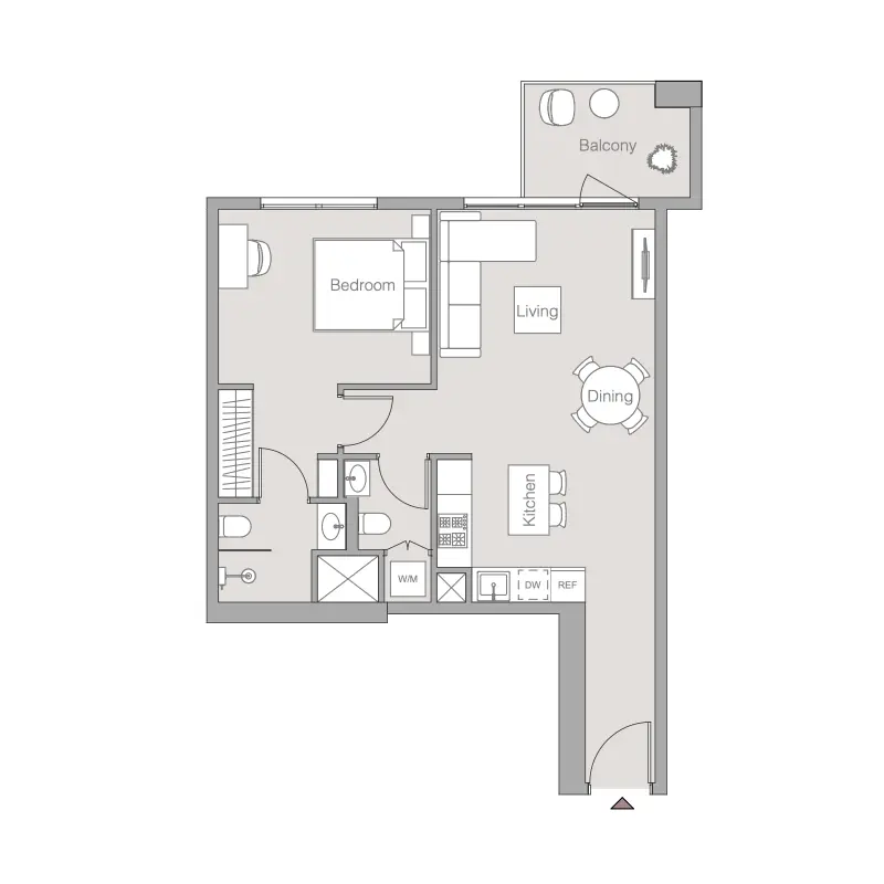 1 bedroom