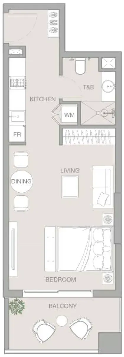 Studio apartments - ESSENL1FE Residence