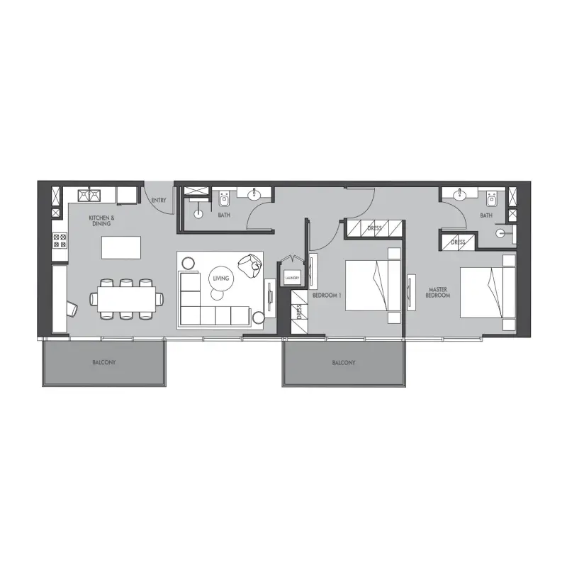2 bedroom