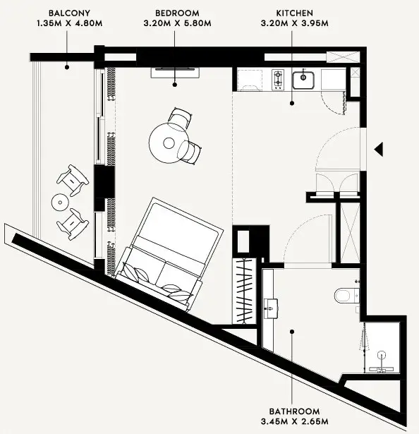Studio apartments - Azizi Arian