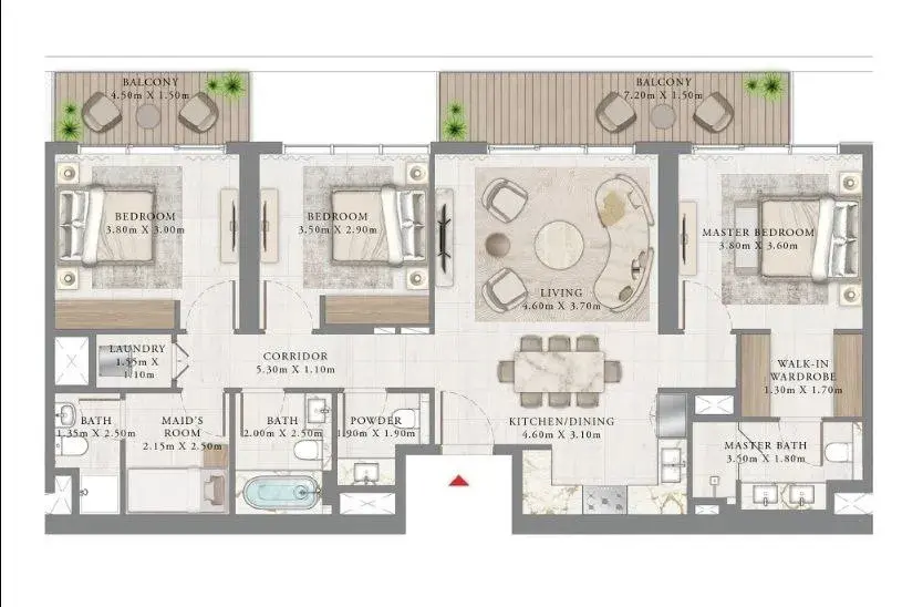 3 Bedrooms apartments - Seapoint