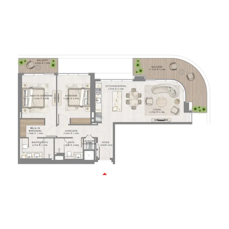 2 bedroom