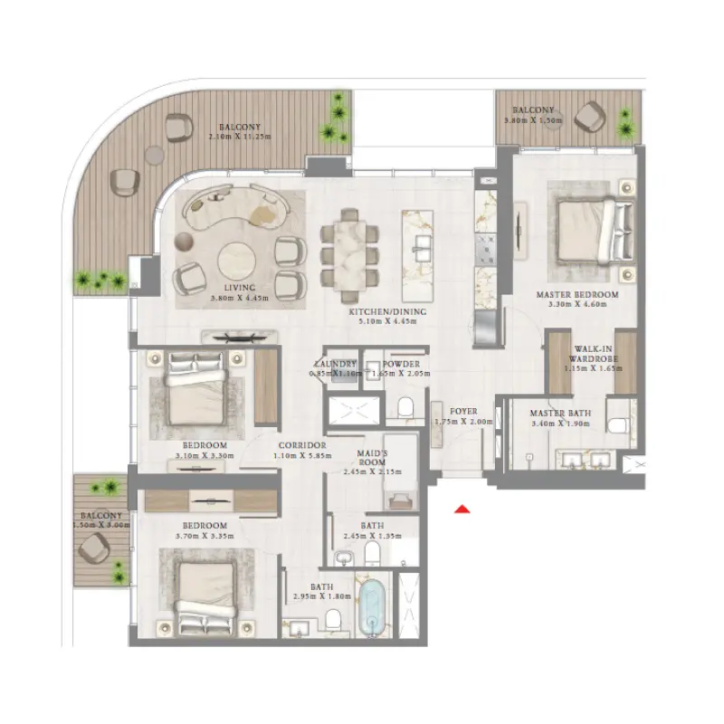 3 bedroom