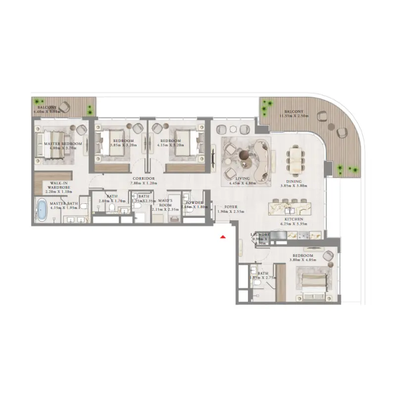 4 bedroom