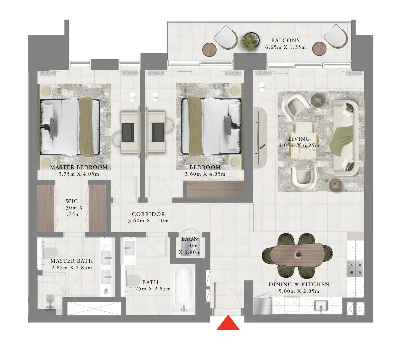 2 Bedrooms apartments - Aeon