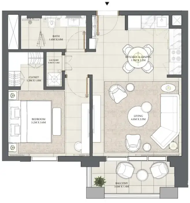 1 Bedroom apartments - Cedar