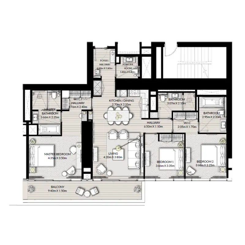 3 bedroom