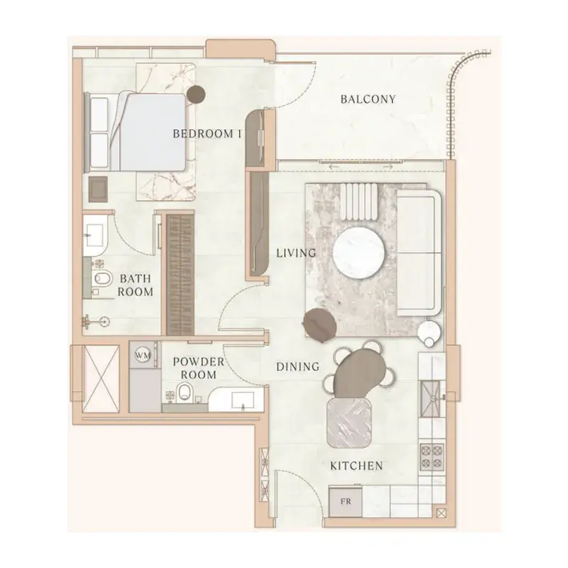 1 Bedroom apartments - La Vue by MAAIA