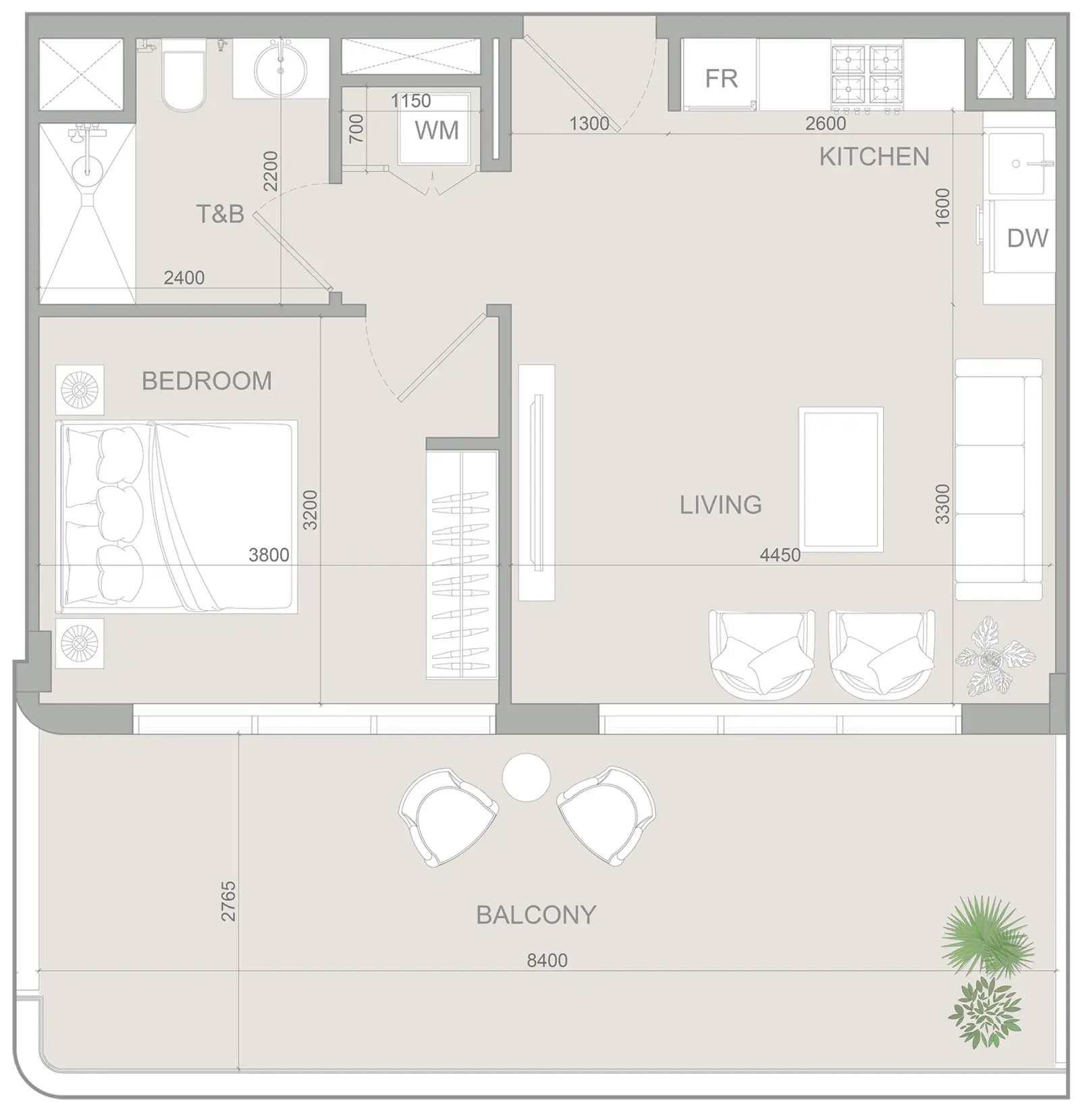 1 Bedroom apartments - S1LV1ANA Park
