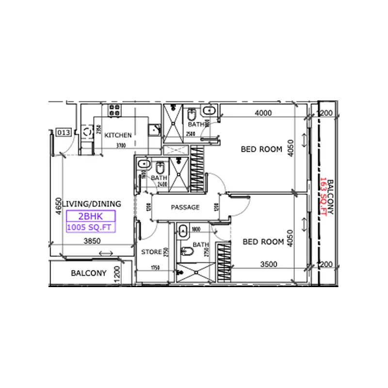 2 bedroom Apartments -  Coventry Place