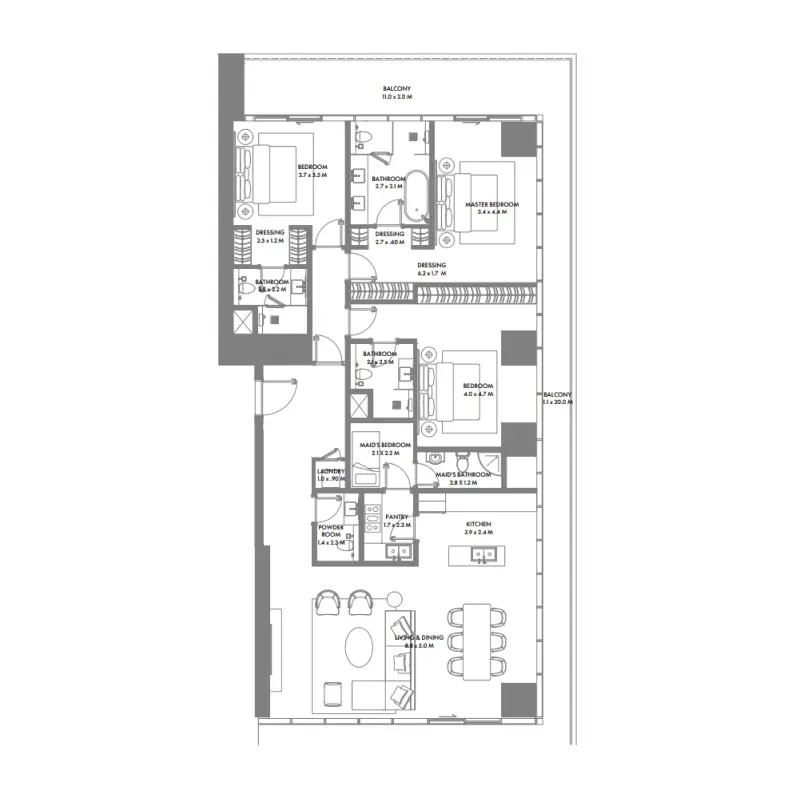 3 bedroom