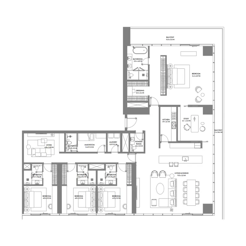 4 bedroom