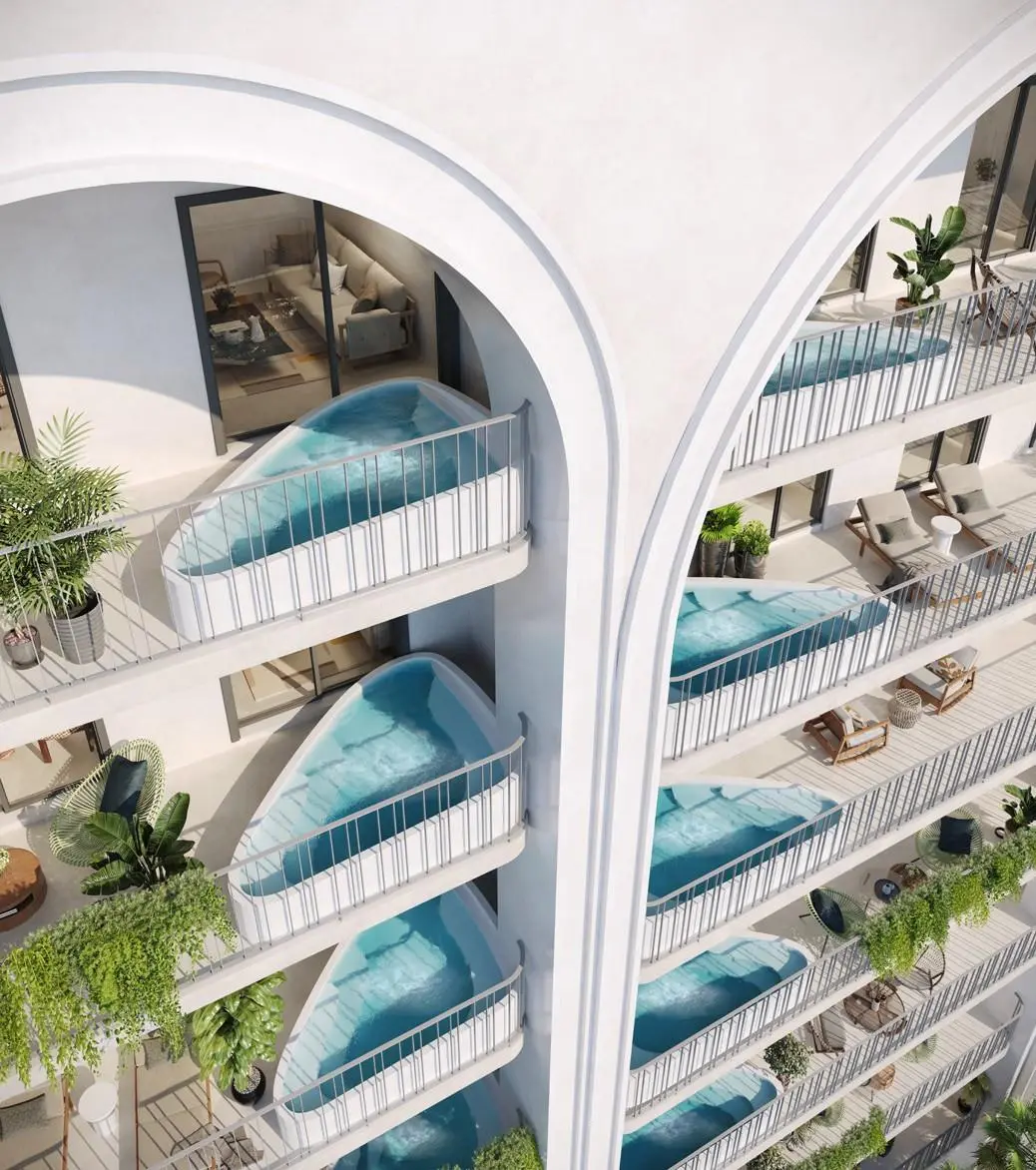 Weybridge Gardens 3 in Dubai Land Residence by Leos - Exterior Image 3