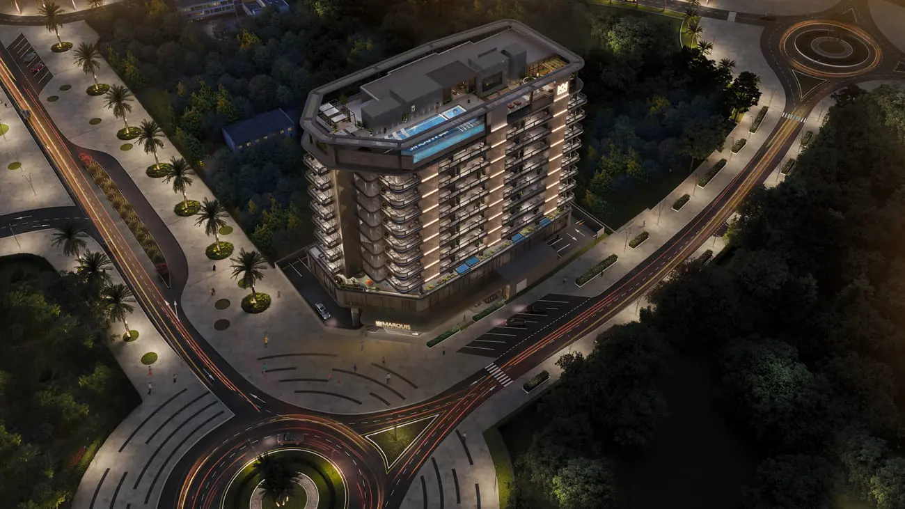 Marquis Vista in Dubai Land Residence by Marquis - Exterior Image 3